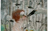 Holly's Dream, Gouache, 24" x 24", 2009