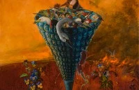 Prairie Pond, Oil on Canvas, 52" x 47", 2007