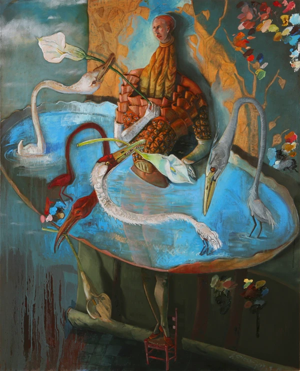 Shallow Waters, Oil on Canvas, 52" x 40", 2010