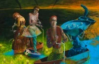 Tears, Oil on Canvas, 56"x 72", 2007