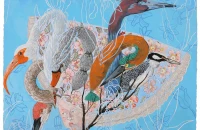 Babies Bonette, Gouache, 24" x 24", 2010