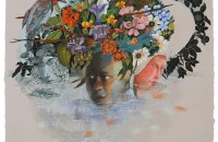 Water Garden, Mixed media, 24" x 24", 2010
