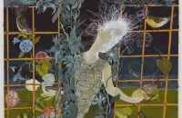 A "Garden Ghost", Gouache, 22" x 22", 2011