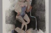 Crying One's Eye Out, Mixed Drawing, 30" x 44", 2007